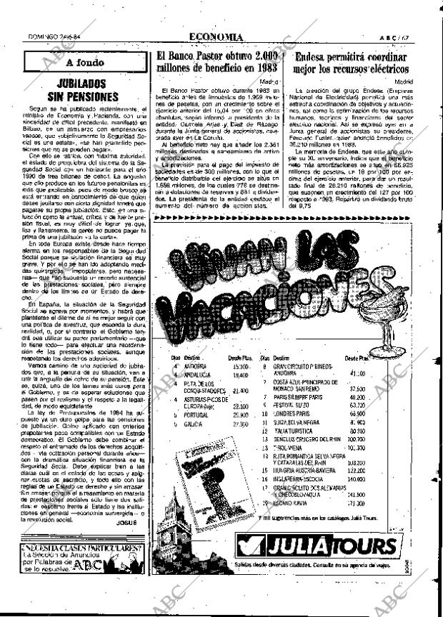 ABC MADRID 24-06-1984 página 67