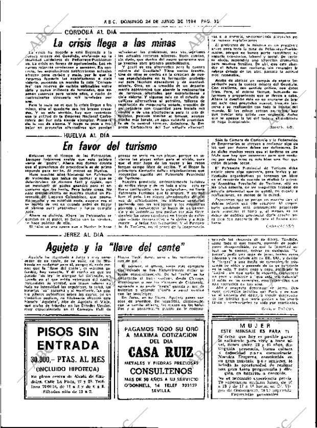 ABC SEVILLA 24-06-1984 página 32