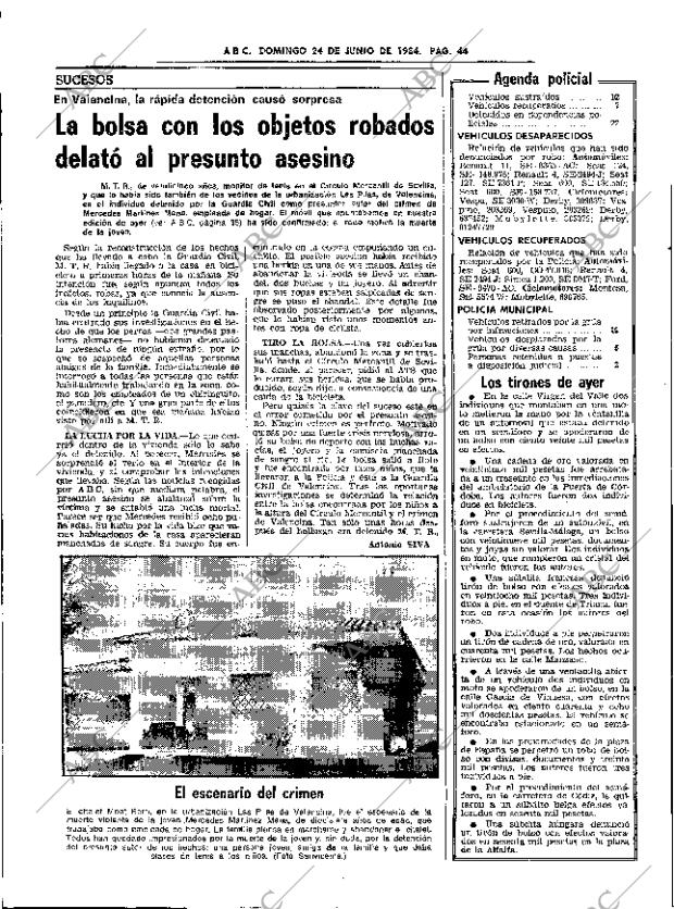 ABC SEVILLA 24-06-1984 página 44
