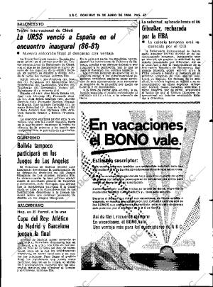 ABC SEVILLA 24-06-1984 página 67