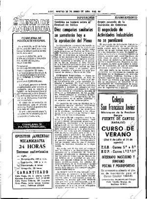 ABC SEVILLA 26-06-1984 página 44