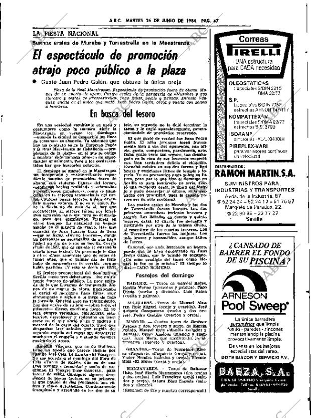 ABC SEVILLA 26-06-1984 página 67