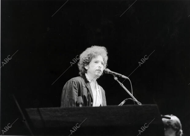 En el estadio del Rayo Vallecano, primer concierto de Bob Dylan en España