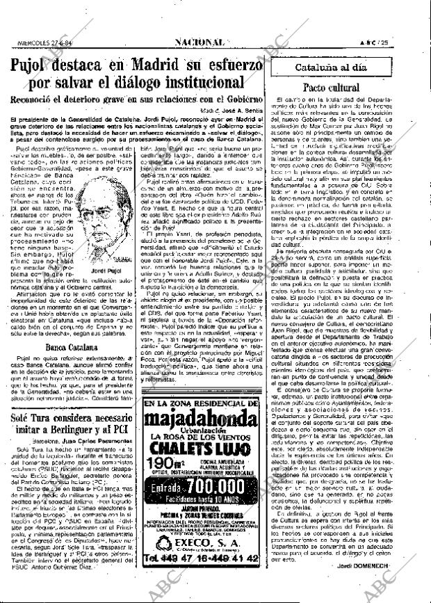 ABC MADRID 27-06-1984 página 25