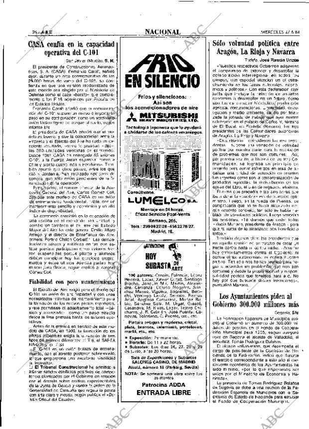 ABC MADRID 27-06-1984 página 26