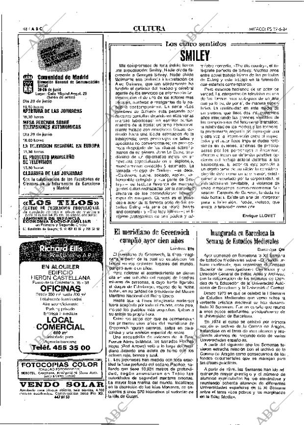 ABC MADRID 27-06-1984 página 48
