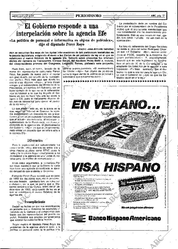 ABC MADRID 27-06-1984 página 51