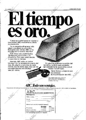 ABC MADRID 27-06-1984 página 74