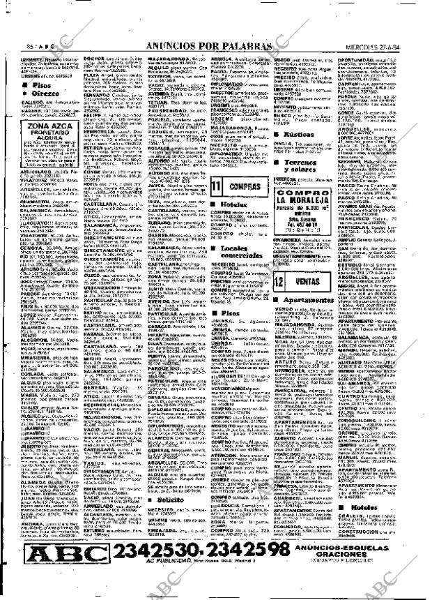 ABC MADRID 27-06-1984 página 86