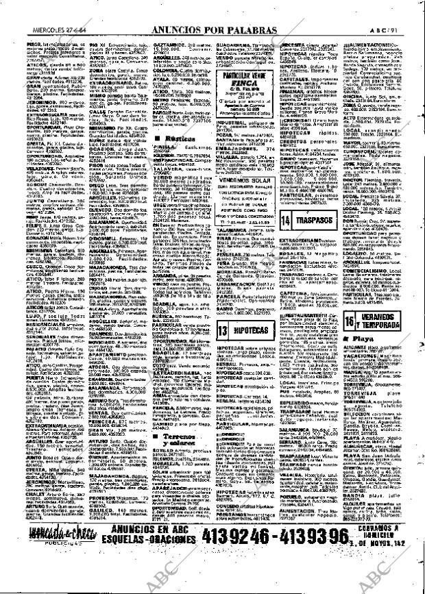 ABC MADRID 27-06-1984 página 91