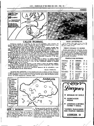 ABC SEVILLA 27-06-1984 página 43