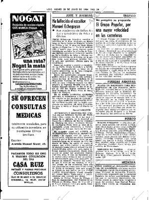 ABC SEVILLA 28-06-1984 página 54