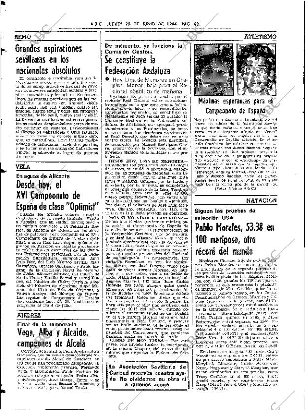 ABC SEVILLA 28-06-1984 página 62