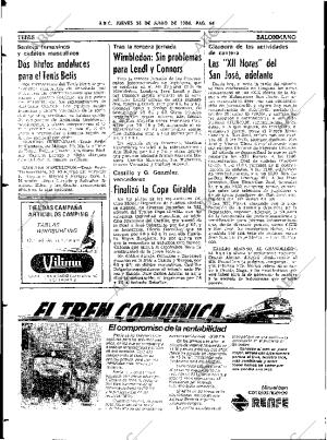 ABC SEVILLA 28-06-1984 página 64