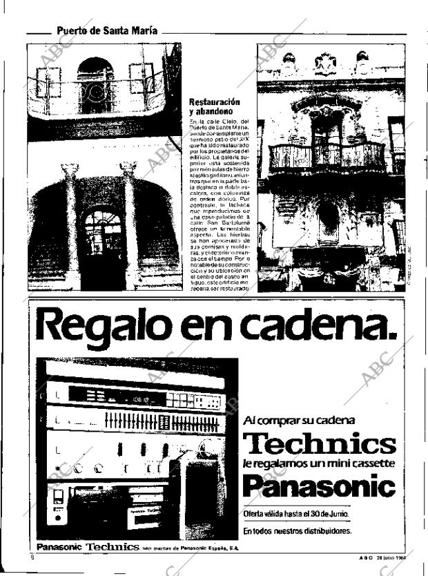 ABC SEVILLA 28-06-1984 página 8