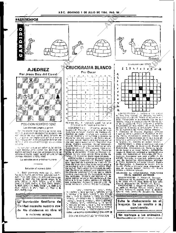 ABC SEVILLA 01-07-1984 página 86