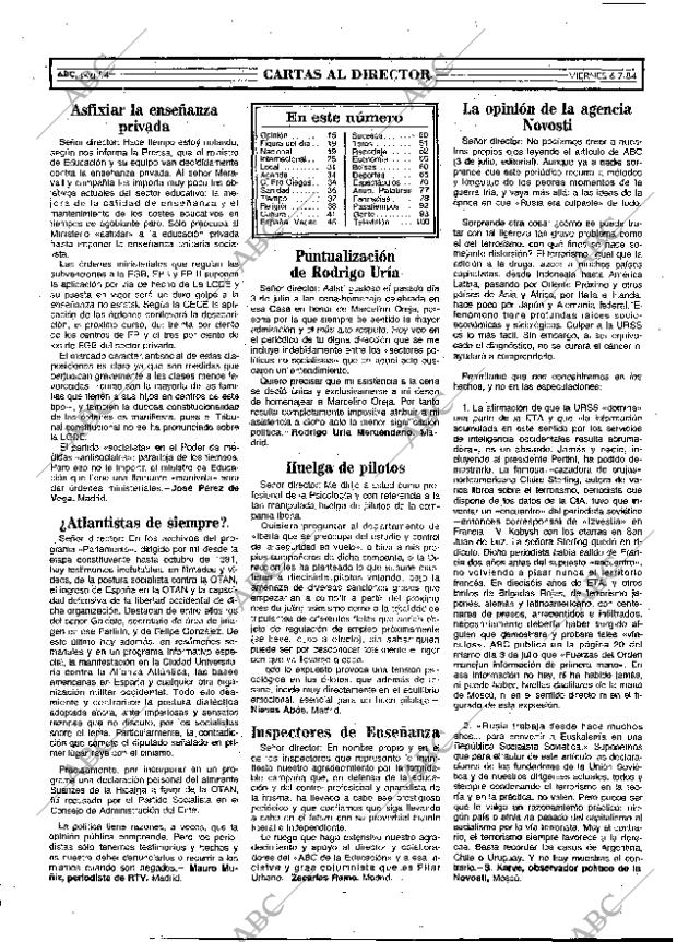 ABC MADRID 06-07-1984 página 14