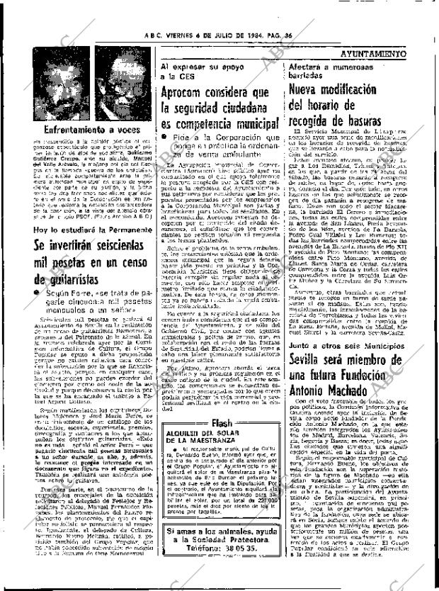 ABC SEVILLA 06-07-1984 página 36