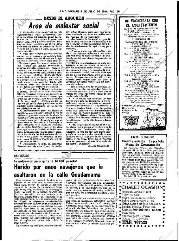 ABC SEVILLA 06-07-1984 página 39