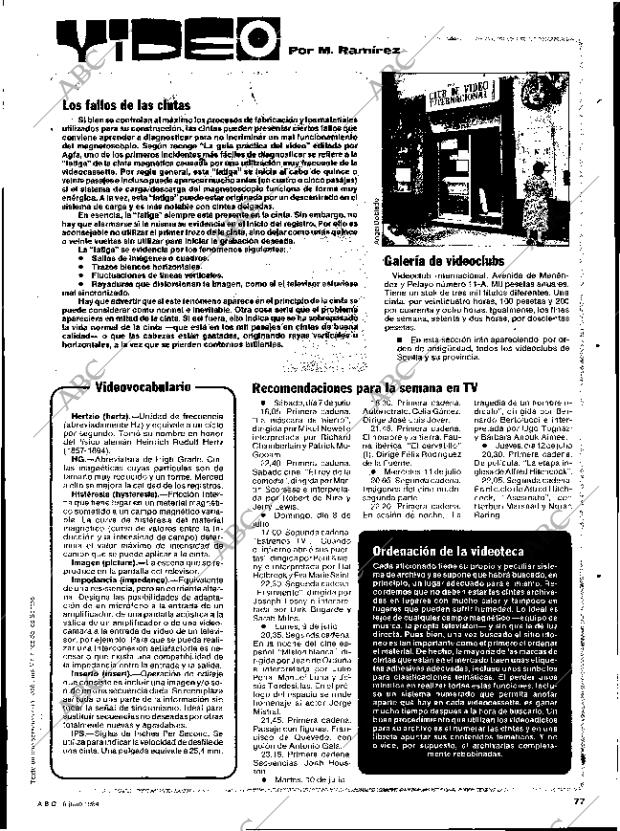 ABC SEVILLA 06-07-1984 página 77