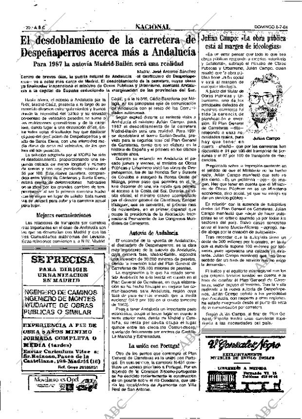 ABC MADRID 08-07-1984 página 20