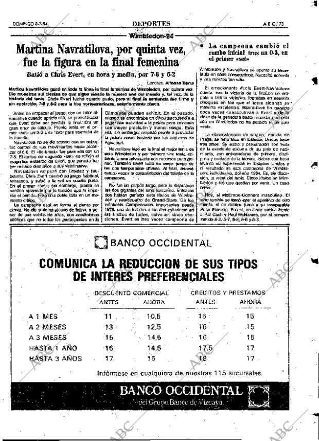 ABC MADRID 08-07-1984 página 73