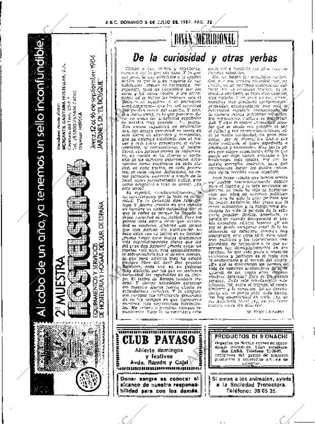 ABC SEVILLA 08-07-1984 página 32