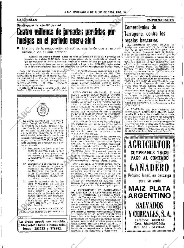 ABC SEVILLA 08-07-1984 página 34