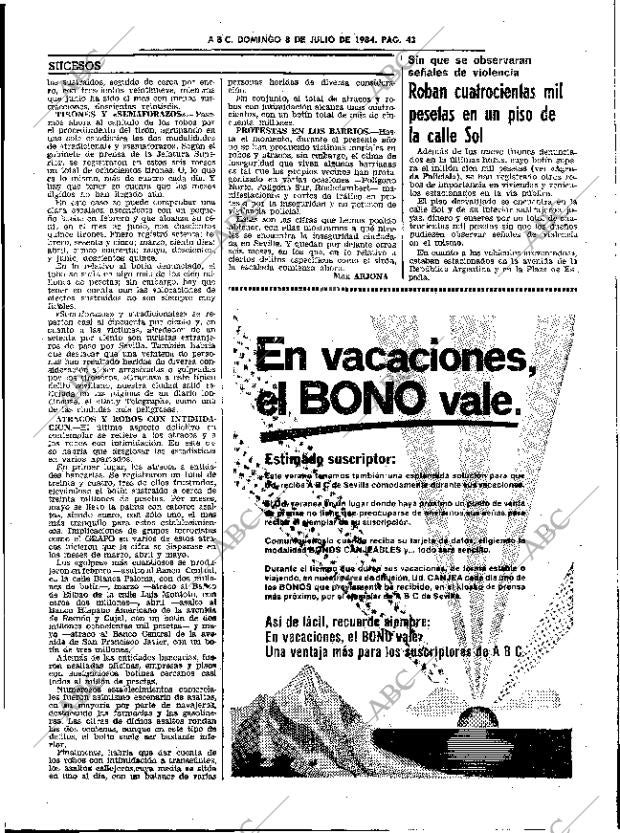 ABC SEVILLA 08-07-1984 página 43