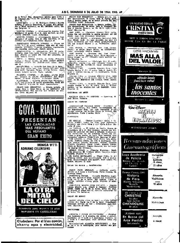 ABC SEVILLA 08-07-1984 página 69