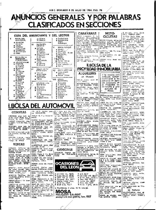 ABC SEVILLA 08-07-1984 página 70