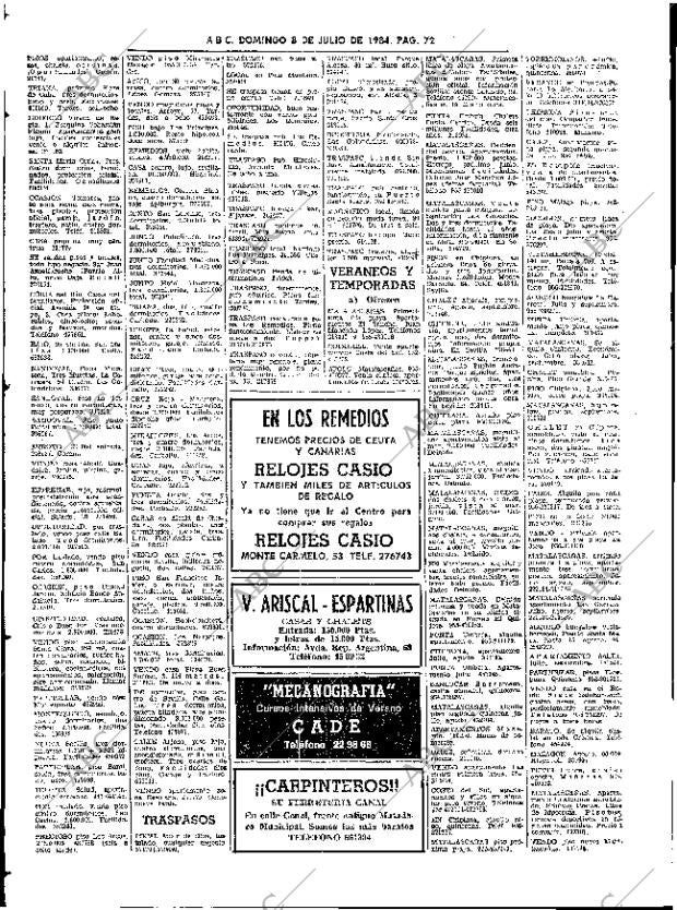 ABC SEVILLA 08-07-1984 página 72