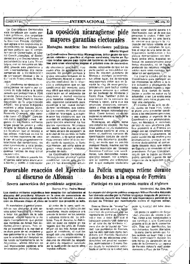 ABC MADRID 09-07-1984 página 23