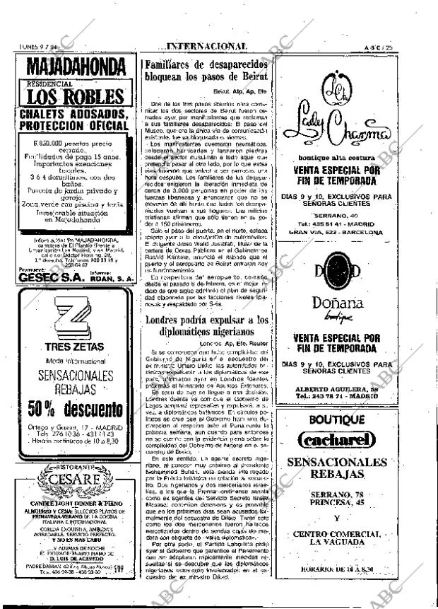 ABC MADRID 09-07-1984 página 25
