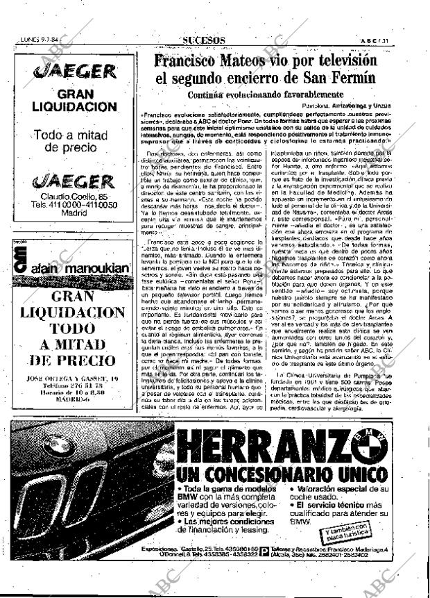ABC MADRID 09-07-1984 página 31