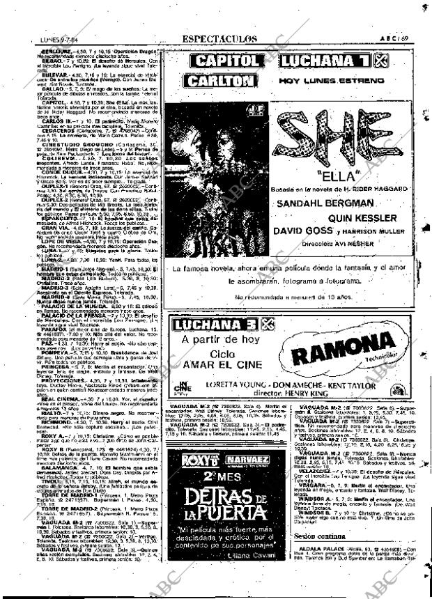 ABC MADRID 09-07-1984 página 77