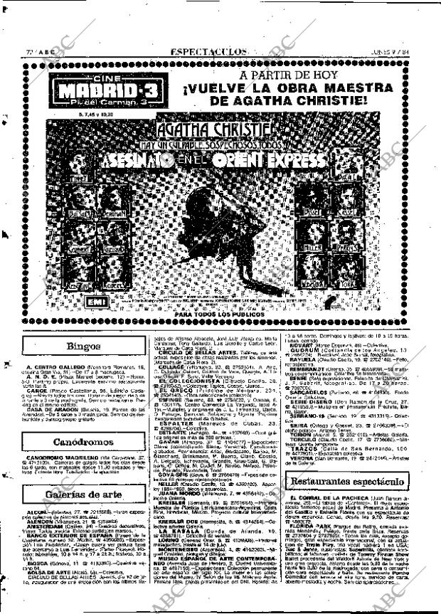 ABC MADRID 09-07-1984 página 80