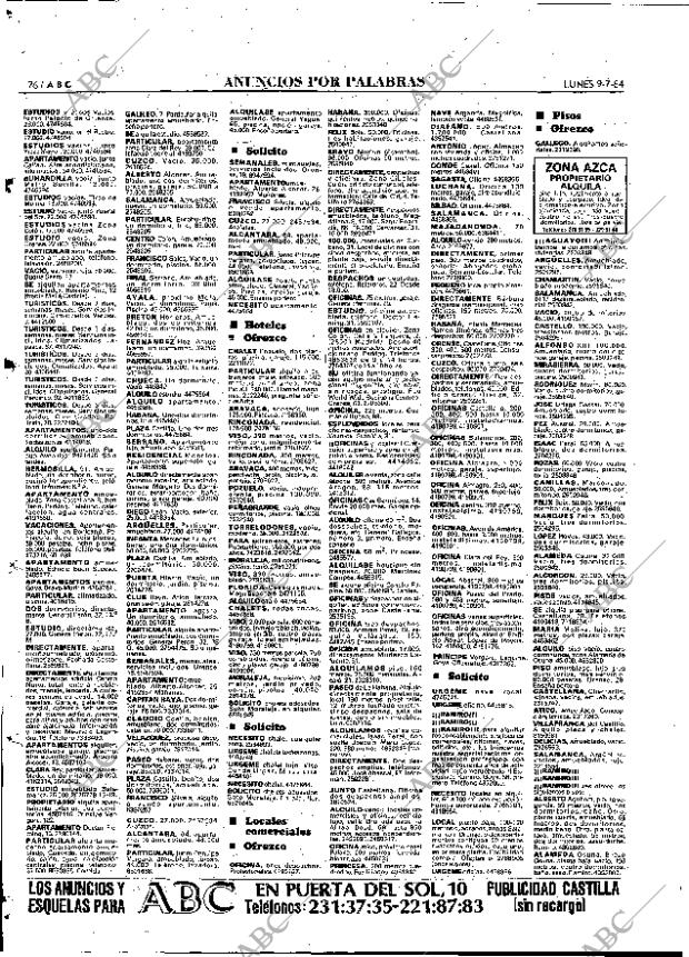 ABC MADRID 09-07-1984 página 84