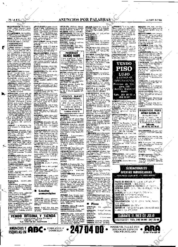 ABC MADRID 09-07-1984 página 86