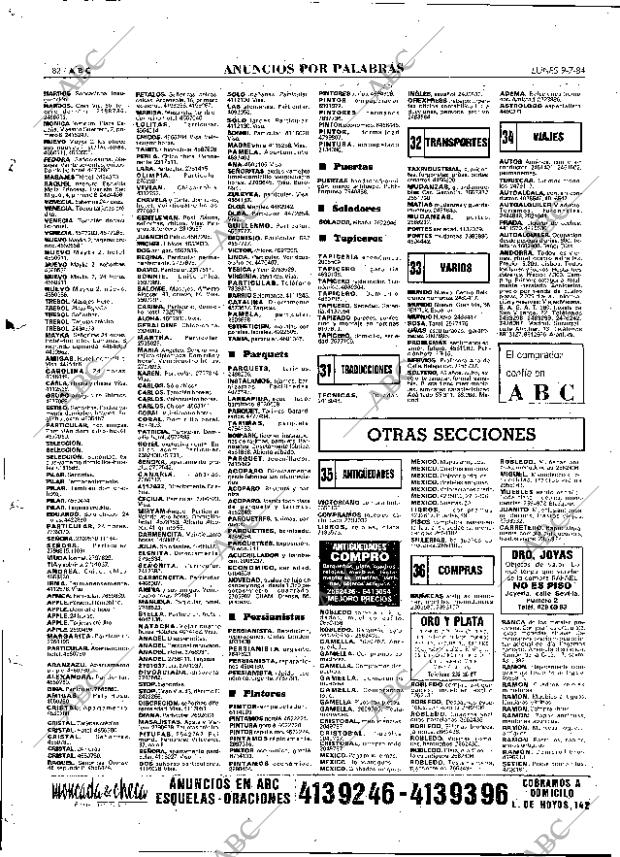 ABC MADRID 09-07-1984 página 90