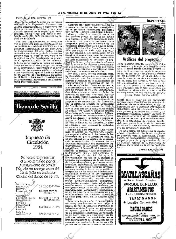 ABC SEVILLA 13-07-1984 página 36