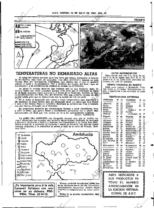 ABC SEVILLA 13-07-1984 página 49