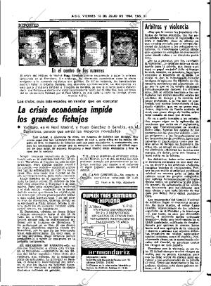 ABC SEVILLA 13-07-1984 página 51