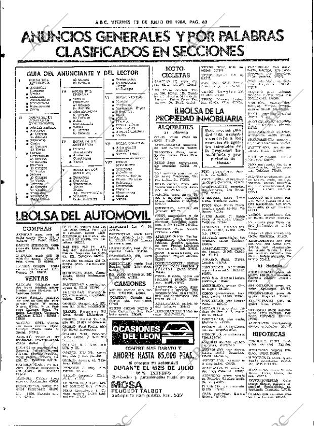 ABC SEVILLA 13-07-1984 página 62