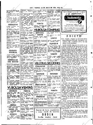 ABC SEVILLA 13-07-1984 página 65
