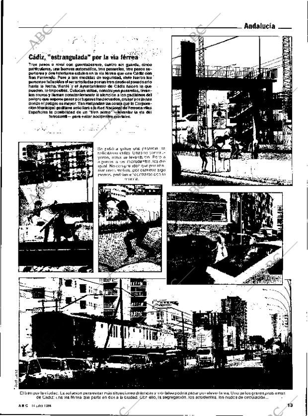 ABC SEVILLA 14-07-1984 página 13
