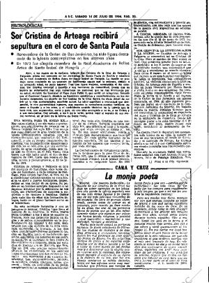 ABC SEVILLA 14-07-1984 página 33