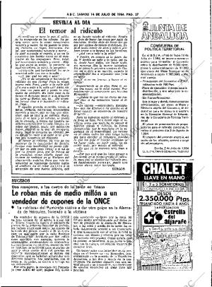 ABC SEVILLA 14-07-1984 página 37