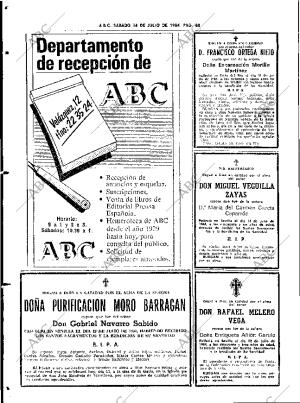 ABC SEVILLA 14-07-1984 página 68