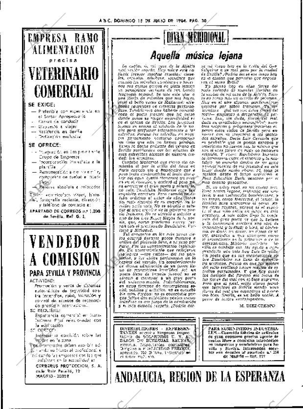 ABC SEVILLA 15-07-1984 página 30